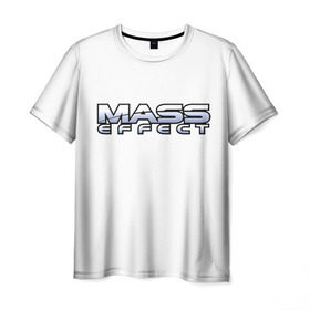 Мужская футболка 3D с принтом Mass effect в Петрозаводске, 100% полиэфир | прямой крой, круглый вырез горловины, длина до линии бедер | andromeda | pc | андромеда | игры | масс | эффект