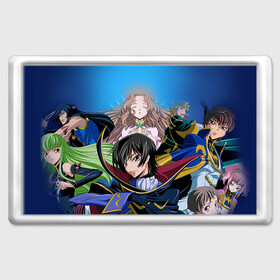 Магнит 45*70 с принтом Code Geass 1 в Петрозаводске, Пластик | Размер: 78*52 мм; Размер печати: 70*45 | Тематика изображения на принте: anime | аниме | анимешник | анимешникам | восставший лелуш | код гиас | код гиасс | код гиасс: восставший лелуш