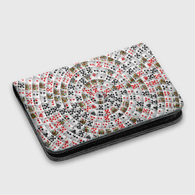 Картхолдер с принтом с принтом Игральные карты 3 в Петрозаводске, натуральная матовая кожа | размер 7,3 х 10 см; кардхолдер имеет 4 кармана для карт; | Тематика изображения на принте: карты | настольные игры | пасьянс | покер