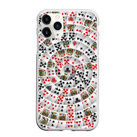 Чехол для iPhone 11 Pro Max матовый с принтом Игральные карты 3 в Петрозаводске, Силикон |  | карты | настольные игры | пасьянс | покер