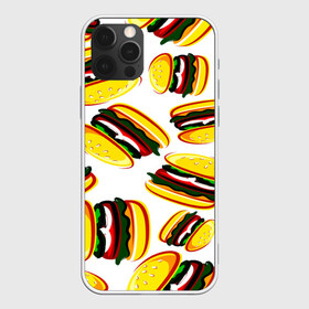 Чехол для iPhone 12 Pro Max с принтом Гамбургер в Петрозаводске, Силикон |  | Тематика изображения на принте: fast food | фастфуд