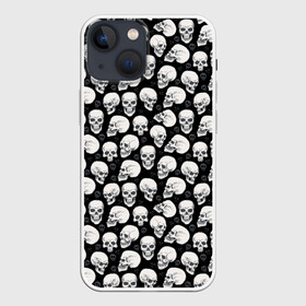 Чехол для iPhone 13 mini с принтом Halloween в Петрозаводске,  |  | halloween | мистика | тыква | ужасы | хеллоуин | череп