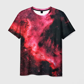 Мужская футболка 3D с принтом Space в Петрозаводске, 100% полиэфир | прямой крой, круглый вырез горловины, длина до линии бедер | space | stars | вселенная | галактика | звёзды | космическое пространство | космос | созвездие