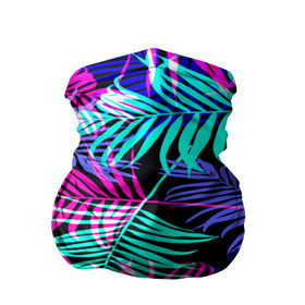Бандана-труба 3D с принтом Hawaii ? в Петрозаводске, 100% полиэстер, ткань с особыми свойствами — Activecool | плотность 150‒180 г/м2; хорошо тянется, но сохраняет форму | листья | паттерн | разноцветный | тропики | яркий