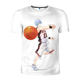 Мужская футболка 3D спортивная с принтом Майка, баскетбол Куроку в Петрозаводске, 100% полиэстер с улучшенными характеристиками | приталенный силуэт, круглая горловина, широкие плечи, сужается к линии бедра | 