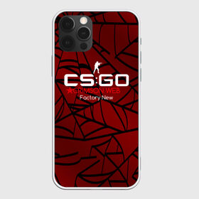 Чехол для iPhone 12 Pro Max с принтом cs:go - Crimson Web Style Factory New (Кровавая паутина | Прям с завода) в Петрозаводске, Силикон |  | blood | crimson | cs | csgo | web | го | кровь | кс | паутина