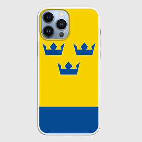 Чехол для iPhone 13 Pro Max с принтом Сборная Швеции по Хоккею в Петрозаводске,  |  | sweden | world cup hockey | виктор хедман | вратарь | защитник | клюшка | кубок мира | нападающий | сборная канады | хоккей | хоккейная форма | швеция | эрик карлссон