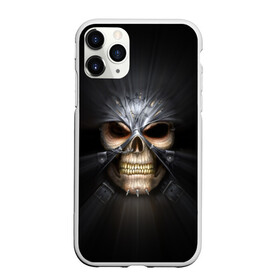 Чехол для iPhone 11 Pro матовый с принтом Скелет в маске в Петрозаводске, Силикон |  | warhammer | хаос | череп