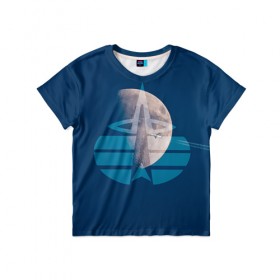 Детская футболка 3D с принтом Космические войска в Петрозаводске, 100% гипоаллергенный полиэфир | прямой крой, круглый вырез горловины, длина до линии бедер, чуть спущенное плечо, ткань немного тянется | космос