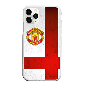 Чехол для iPhone 11 Pro матовый с принтом Manchester United FC в Петрозаводске, Силикон |  | англия | клуб | манчестер | фк | футбол | футбольный | юнайтед