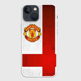 Чехол для iPhone 13 mini с принтом Manchester United FC в Петрозаводске,  |  | англия | клуб | манчестер | фк | футбол | футбольный | юнайтед