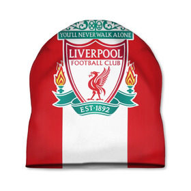 Шапка 3D с принтом Liverpool FC в Петрозаводске, 100% полиэстер | универсальный размер, печать по всей поверхности изделия | англия | клуб | ливерпуль | фк | футбол | футбольный