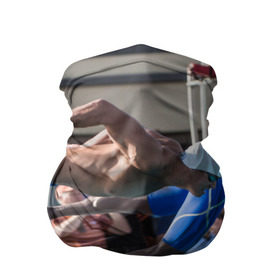 Бандана-труба 3D с принтом Swimmer в Петрозаводске, 100% полиэстер, ткань с особыми свойствами — Activecool | плотность 150‒180 г/м2; хорошо тянется, но сохраняет форму | плавание | пловец. прыжок
