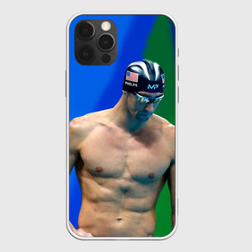 Чехол для iPhone 12 Pro Max с принтом Michael Phelps в Петрозаводске, Силикон |  | Тематика изображения на принте: бассейн | пловец | чемпион. фелепс