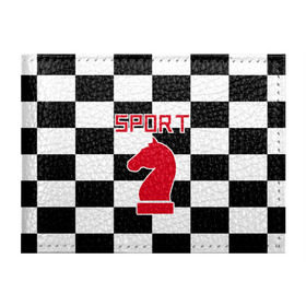 Обложка для студенческого билета с принтом Шахматы это спорт в Петрозаводске, натуральная кожа | Размер: 11*8 см; Печать на всей внешней стороне | Тематика изображения на принте: chess | sport