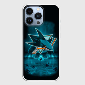 Чехол для iPhone 13 Pro с принтом Хоккей 4 в Петрозаводске,  |  | Тематика изображения на принте: nhl | sharks | stanley cup |  san jose sharks | кубок стенли | кубок стэнли | нхл | сан хосе | сан хосе шаркс | хоккей | хоккейный клуб | шаркс
