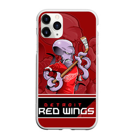 Чехол для iPhone 11 Pro Max матовый с принтом Detroit Red Wings в Петрозаводске, Силикон |  | Тематика изображения на принте: detroit red wings | nhl | stanley cup | детройд | детройт ред уингз | кубок стенли | кубок стэнли | марченко | нхл | хоккей | хоккейный клуб