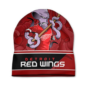 Шапка 3D с принтом Detroit Red Wings в Петрозаводске, 100% полиэстер | универсальный размер, печать по всей поверхности изделия | detroit red wings | nhl | stanley cup | детройд | детройт ред уингз | кубок стенли | кубок стэнли | марченко | нхл | хоккей | хоккейный клуб