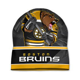 Шапка 3D с принтом Boston Bruins в Петрозаводске, 100% полиэстер | универсальный размер, печать по всей поверхности изделия | boston bruins | nhl | stanley cup | бостон | бостон брюинз | брюинз | брюинс | кубок стенли | кубок стэнли | нхл | хоккей | хоккейный клуб | худобин
