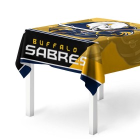 Скатерть 3D с принтом Buffalo Sabres в Петрозаводске, 100% полиэстер (ткань не мнется и не растягивается) | Размер: 150*150 см | buffalo sabres | nhl | stanley cup | баффало сейбрз | буффало | кубок стенли | кубок стэнли | куликов | нхл | хоккей | хоккейный клуб