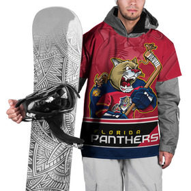Накидка на куртку 3D с принтом Florida Panthers в Петрозаводске, 100% полиэстер |  | florida panthers | nhl | stanley cup | кубок стенли | кубок стэнли | нхл | флорида пантерз | флорида пантеры | хоккей | хоккейный клуб
