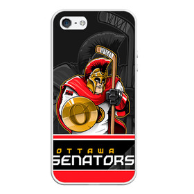 Чехол для iPhone 5/5S матовый с принтом Ottawa Senators в Петрозаводске, Силикон | Область печати: задняя сторона чехла, без боковых панелей | nhl | ottawa senators | stanley cup | кубок стенли | кубок стэнли | нхл | оттава сенаторз | сенаторс | хоккей | хоккейный клуб