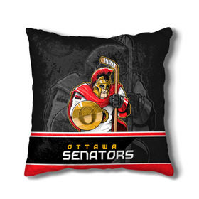 Подушка 3D с принтом Ottawa Senators в Петрозаводске, наволочка – 100% полиэстер, наполнитель – холлофайбер (легкий наполнитель, не вызывает аллергию). | состоит из подушки и наволочки. Наволочка на молнии, легко снимается для стирки | nhl | ottawa senators | stanley cup | кубок стенли | кубок стэнли | нхл | оттава сенаторз | сенаторс | хоккей | хоккейный клуб