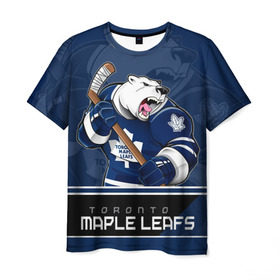 Мужская футболка 3D с принтом Toronto Maple Leafs в Петрозаводске, 100% полиэфир | прямой крой, круглый вырез горловины, длина до линии бедер | Тематика изображения на принте: nhl | stanley cup | toronto maple leafs | валиев | кубок стенли | кубок стэнли | мэпл лифс | нхл | сошников | торонто | торонто мейпл лифс | хоккей | хоккейный клуб