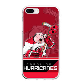 Чехол для iPhone 7Plus/8 Plus матовый с принтом Carolina Hurricanes в Петрозаводске, Силикон | Область печати: задняя сторона чехла, без боковых панелей | Тематика изображения на принте: carolina hurricanes | nhl | stanley cup | каролина | каролина харрикейнз | кубок стенли | кубок стэнли | нхл | хоккей | хоккейный клуб | хурикэйнс