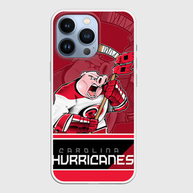 Чехол для iPhone 13 Pro с принтом Carolina Hurricanes в Петрозаводске,  |  | Тематика изображения на принте: carolina hurricanes | nhl | stanley cup | каролина | каролина харрикейнз | кубок стенли | кубок стэнли | нхл | хоккей | хоккейный клуб | хурикэйнс