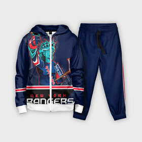 Детский костюм 3D с принтом New York Rangers в Петрозаводске,  |  | new york rangers | nhl | stanley cup | кубок стенли | кубок стэнли | нхл | нью йорк рейнджерс | нью йорк рейнджеры | рейнджеры | хоккей | хоккейный клуб