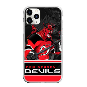 Чехол для iPhone 11 Pro Max матовый с принтом New Jersey Devils в Петрозаводске, Силикон |  | new jersey devils | nhl | stanley cup | дъяволы нью джерси | калинин | кубок стенли | кубок стэнли | нхл | нью джерси девилз | хоккей | хоккейный клуб