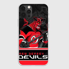 Чехол для iPhone 12 Pro с принтом New Jersey Devils в Петрозаводске, силикон | область печати: задняя сторона чехла, без боковых панелей | new jersey devils | nhl | stanley cup | дъяволы нью джерси | калинин | кубок стенли | кубок стэнли | нхл | нью джерси девилз | хоккей | хоккейный клуб