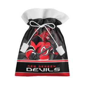 Подарочный 3D мешок с принтом New Jersey Devils в Петрозаводске, 100% полиэстер | Размер: 29*39 см | new jersey devils | nhl | stanley cup | дъяволы нью джерси | калинин | кубок стенли | кубок стэнли | нхл | нью джерси девилз | хоккей | хоккейный клуб