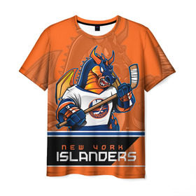 Мужская футболка 3D с принтом New York Islanders в Петрозаводске, 100% полиэфир | прямой крой, круглый вырез горловины, длина до линии бедер | new york islanders | nhl | stanley cup | айлендерс | кубок стенли | кубок стэнли | кулемин | нхл | нью йорк айлендерс | хоккей | хоккейный клуб