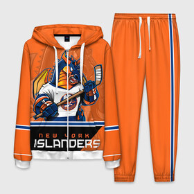 Мужской костюм 3D с принтом New York Islanders в Петрозаводске, 100% полиэстер | Манжеты и пояс оформлены тканевой резинкой, двухслойный капюшон со шнурком для регулировки, карманы спереди | new york islanders | nhl | stanley cup | айлендерс | кубок стенли | кубок стэнли | кулемин | нхл | нью йорк айлендерс | хоккей | хоккейный клуб