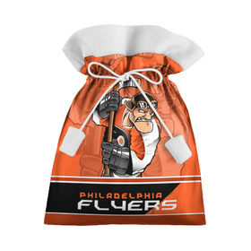 Подарочный 3D мешок с принтом Philadelphia Flyers в Петрозаводске, 100% полиэстер | Размер: 29*39 см | nhl | philadelphia flyers | stanley cup | кубок стенли | кубок стэнли | нхл | филадельфия | филадельфия флайерз | флаерс | хоккей | хоккейный клуб