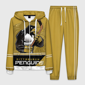 Мужской костюм 3D с принтом Pittsburgh Penguins в Петрозаводске, 100% полиэстер | Манжеты и пояс оформлены тканевой резинкой, двухслойный капюшон со шнурком для регулировки, карманы спереди | nhl | pittsburgh penguins | stanley cup | кросби | кубок стенли | кубок стэнли | малкин | нхл | пингвинс | питтсбург пингвинз | сидни кросби | хоккей | хоккейный клуб