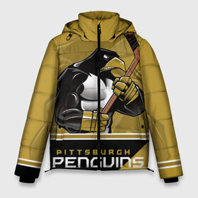 Мужская зимняя куртка 3D с принтом Pittsburgh Penguins в Петрозаводске, верх — 100% полиэстер; подкладка — 100% полиэстер; утеплитель — 100% полиэстер | длина ниже бедра, свободный силуэт Оверсайз. Есть воротник-стойка, отстегивающийся капюшон и ветрозащитная планка. 

Боковые карманы с листочкой на кнопках и внутренний карман на молнии. | Тематика изображения на принте: nhl | pittsburgh penguins | stanley cup | кросби | кубок стенли | кубок стэнли | малкин | нхл | пингвинс | питтсбург пингвинз | сидни кросби | хоккей | хоккейный клуб