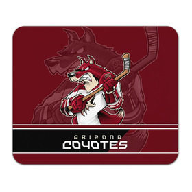 Коврик прямоугольный с принтом Arizona Coyotes в Петрозаводске, натуральный каучук | размер 230 х 185 мм; запечатка лицевой стороны | arizona coyotes | nhl | stanley cup | аризона койотис | аризона койоты | кубок стенли | кубок стэнли | нхл | хоккей | хоккейный клуб