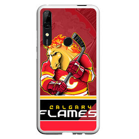 Чехол для Honor P Smart Z с принтом Calgary Flames в Петрозаводске, Силикон | Область печати: задняя сторона чехла, без боковых панелей | Тематика изображения на принте: calgary flames | nhl | stanley cup | калгари флэймз | кубок стенли | кубок стэнли | нхл | флэймс | хоккей | хоккейный клуб