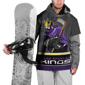 Накидка на куртку 3D с принтом Los Angeles Kings в Петрозаводске, 100% полиэстер |  | Тематика изображения на принте: los angeles kings | nhl | stanley cup | кубок стенли | кубок стэнли | лос анджелес кингз | лос анжелес короли | нхл | хоккей | хоккейный клуб