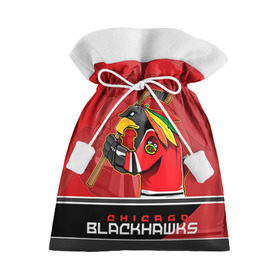 Подарочный 3D мешок с принтом Chicago Blackhawks в Петрозаводске, 100% полиэстер | Размер: 29*39 см | chicago blackhawks | nhl | stanley cup | анисимов | блэкхокс | кубок стенли | кубок стэнли | нхл | панарин | хоккей | хоккейный клуб | чикаго | чикаго блэкхокс
