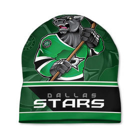 Шапка 3D с принтом Dallas Stars в Петрозаводске, 100% полиэстер | универсальный размер, печать по всей поверхности изделия | dallas stars | nhl | stanley cup | даллас | даллас старз | кубок стенли | кубок стэнли | ничушкин | нхл | хоккей | хоккейный клуб