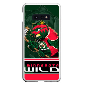 Чехол для Samsung S10E с принтом Minnesota Wild в Петрозаводске, Силикон | Область печати: задняя сторона чехла, без боковых панелей | minnesota wild | nhl | stanley cup | кубок стенли | кубок стэнли | минесота | миннесота уайлд | нхл | хоккей | хоккейный клуб