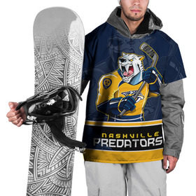 Накидка на куртку 3D с принтом Nashville Predators в Петрозаводске, 100% полиэстер |  | Тематика изображения на принте: nashville predators | nhl | stanley cup | кубок стенли | кубок стэнли | нхл | нэшвил | нэшвилл предаторз | хоккей | хоккейный клуб