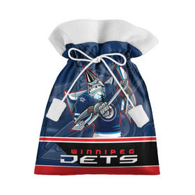 Подарочный 3D мешок с принтом Winnipeg Jets в Петрозаводске, 100% полиэстер | Размер: 29*39 см | nhl | stanley cup | winnipeg jets | бурмистров | винипег | виннипег джетс | кубок стенли | кубок стэнли | нхл | хоккей | хоккейный клуб