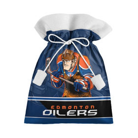Подарочный 3D мешок с принтом Edmonton Oilers в Петрозаводске, 100% полиэстер | Размер: 29*39 см | edmonton oilers | nhl | stanley cup | кубок стенли | кубок стэнли | нхл | хоккей | хоккейный клуб | эдмонтон | эдмонтон ойлерз | якупов