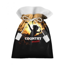 Подарочный 3D мешок с принтом Country music в Петрозаводске, 100% полиэстер | Размер: 29*39 см | country | music | девушка | кантри | ковбой | мелодия | музыка | шляпа