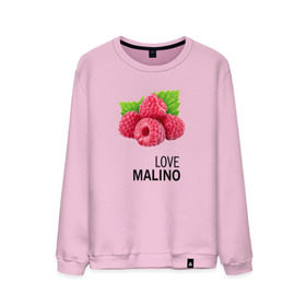 Мужской свитшот хлопок с принтом LOVE MALINO в Петрозаводске, 100% хлопок |  | love moschino | антибренд | бренд | лав малино | лав москино | малино | пародии